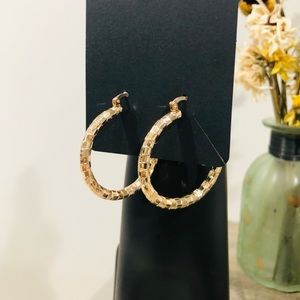 18k Gold Laminated Earrings
